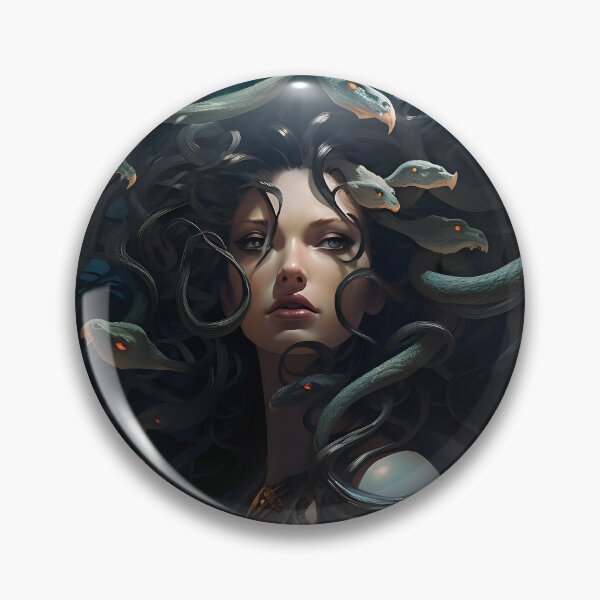 Item preview, The Epic Battle: Brave Warriors Face the Medusa in a Dangerous Battle for Riches and Glory. designed and sold by InsaneLEDP.