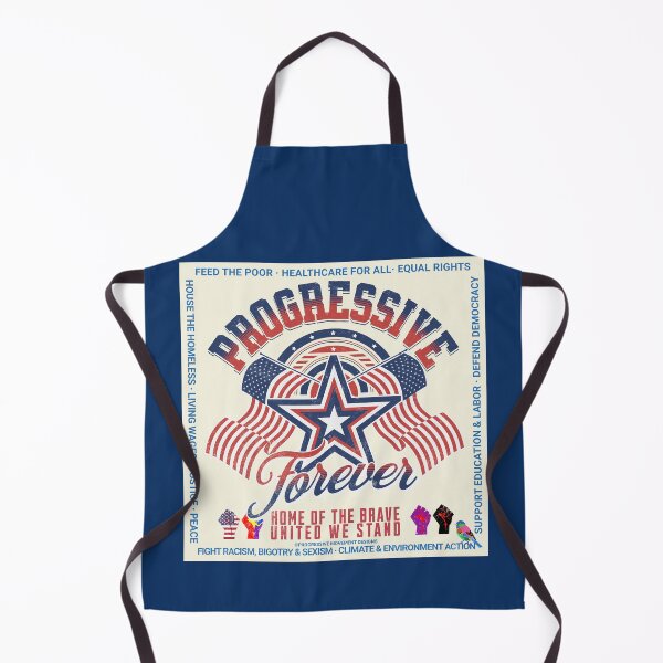 Item preview, PMD00995 Progressive Movement Designs Progressive Forever vintage patriotic American flag design shows you support democracy progressive goals for Progressives Democrats Independents Liberals designed and sold by ProgressiveLeft.