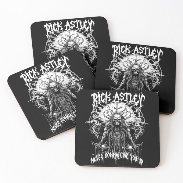 Item preview, Rick Astley \/ Original Metal Style Design designed and sold by AestheticNow.