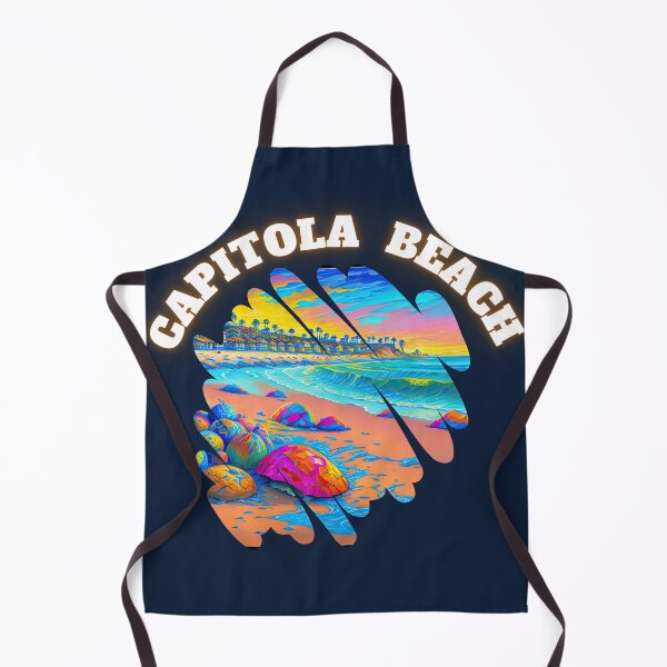 Item preview,  "Capitola Beach: Serene Coastal Vibes, Relaxing Design for Beach Lovers and Nature Enthusiasts" designed and sold by RvinJo8.