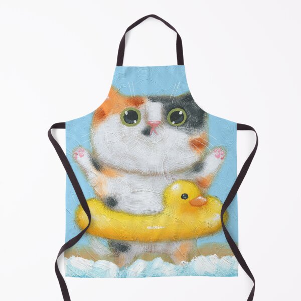 Item preview, Rubber Ducky Kitty 2 designed and sold by KilkennyCat Art.