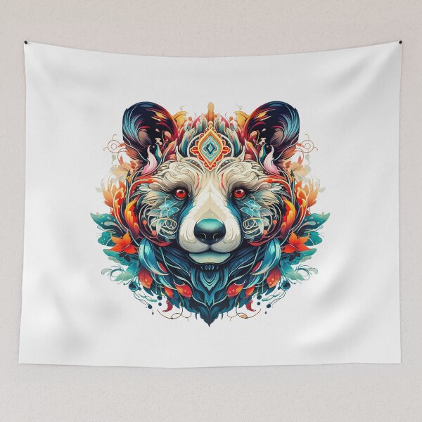 Item preview, Colorful Panda Bear - Panda Art For Panda Lovers designed and sold by AlanPhotoArt.