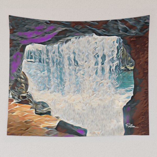 Item preview, KONA HILTON WATERFALL  designed and sold by ArtbyRolleen.