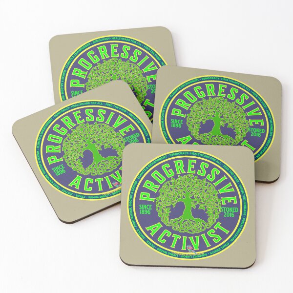 Item preview, PMD00997 Progressive Movement Designs Progressive Activist vintage green tree design shows you support democracy progressive goals for Progressives Democrats Liberals Environmentalists designed and sold by ProgressiveLeft.