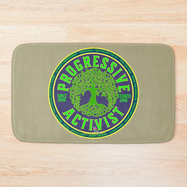 Item preview, PMD00997 Progressive Movement Designs Progressive Activist vintage green tree design shows you support democracy progressive goals for Progressives Democrats Liberals Environmentalists designed and sold by ProgressiveLeft.