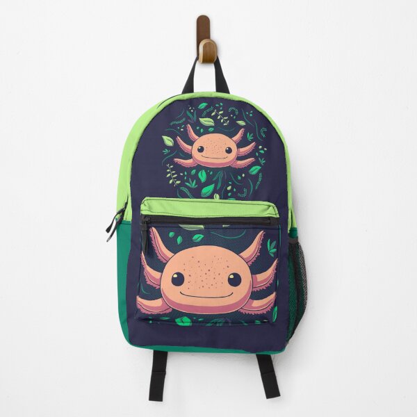 Item preview, Axolotl with Plants // Kawaii, Wild Animal designed and sold by Geekydog.