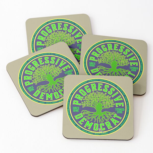 Item preview, PMD00998 Progressive Movement Designs Progressive Democrat vintage green tree design shows you support democracy progressive goals for Progressives Democrats Liberals Environmentalists designed and sold by ProgressiveLeft.