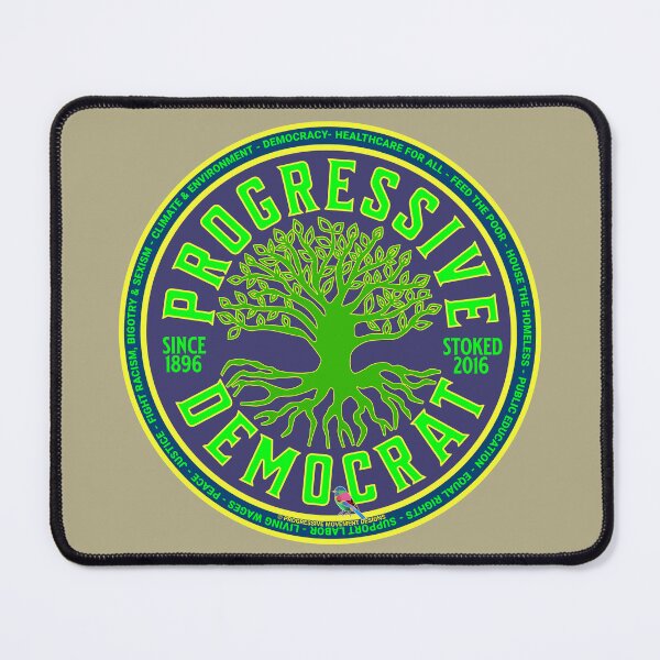Item preview, PMD00998 Progressive Movement Designs Progressive Democrat vintage green tree design shows you support democracy progressive goals for Progressives Democrats Liberals Environmentalists designed and sold by ProgressiveLeft.