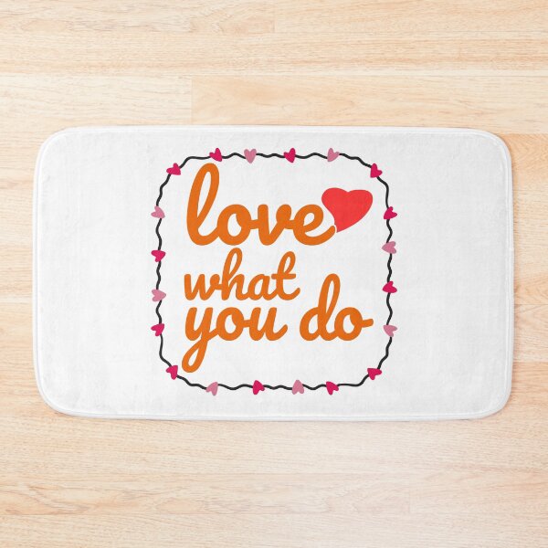 Item preview, Passion in Action - Love What You Do Motivational Quote | Inspirational Art designed and sold by OrangeMG.