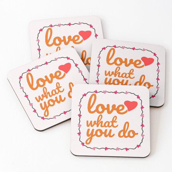 Item preview, Passion in Action - Love What You Do Motivational Quote | Inspirational Art designed and sold by OrangeMG.