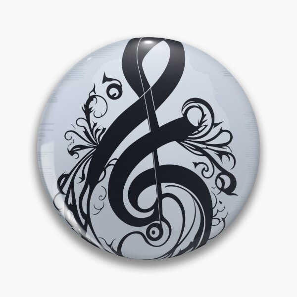Item preview, GClef with doodles designed and sold by elearah1.
