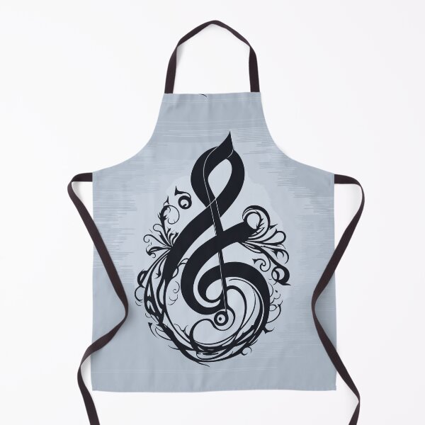 Item preview, GClef with doodles designed and sold by elearah1.