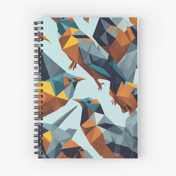 Item preview, Geometric Bird Sketch Design Pattern Print designed and sold by randomtdesigns.