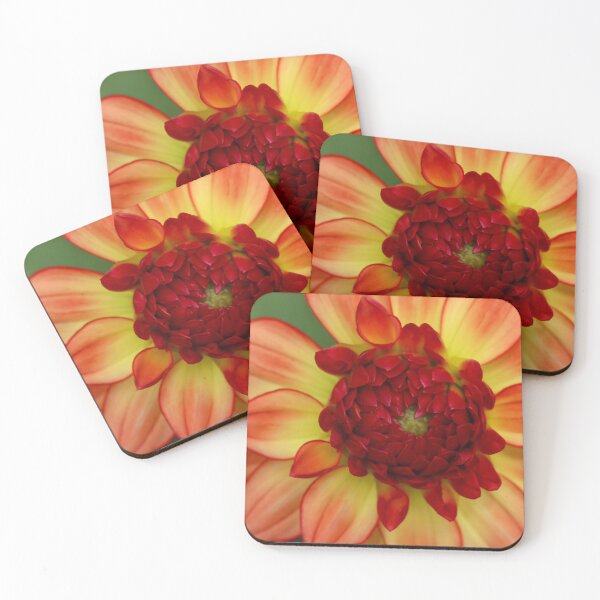 Item preview, Macro Orange Dahlia Flower designed and sold by Sonya Umble.