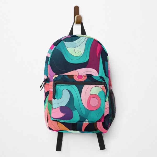 Item preview, Abstract Splashes in Shades of Pink, Green, and Turquoise designed and sold by MyMerryMary.