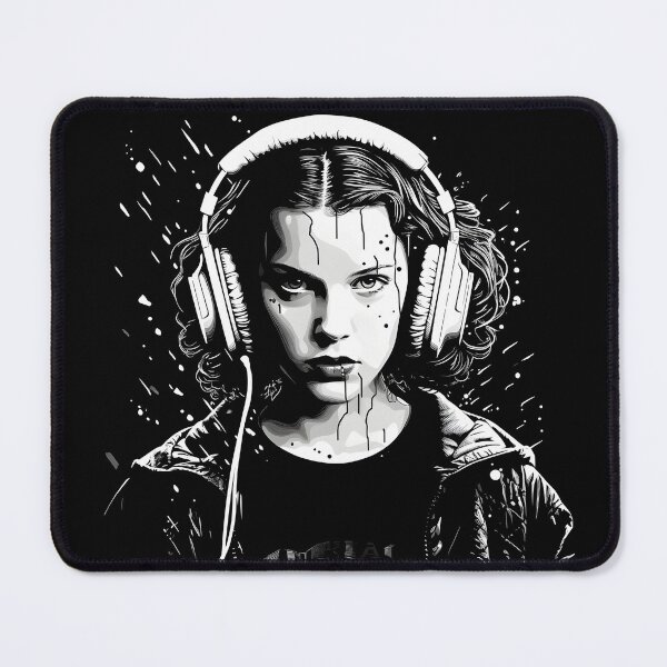 Item preview, Serenity in Monochrome: The Soulful Girl  designed and sold by Garmentz.