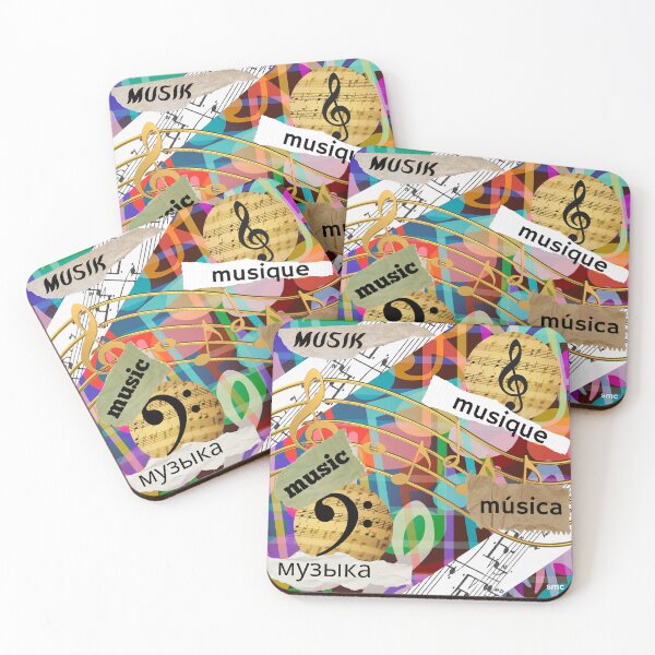 Item preview, Música Musik Musique Collage designed and sold by Scotti Cohn.