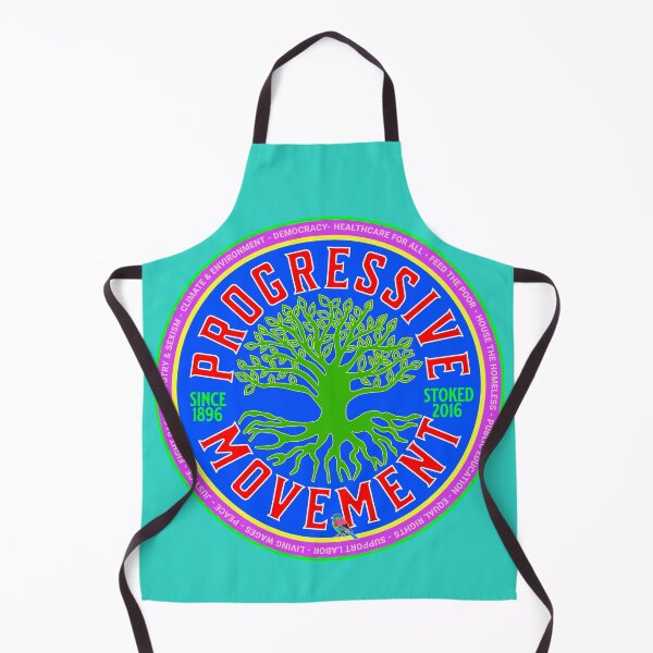 Item preview, PMD01000 Progressive Movement Designs Progressive Movement vintage green tree design on blue shows you support democracy progressive goals for Progressives Democrats Liberals Environmentalists designed and sold by ProgressiveLeft.