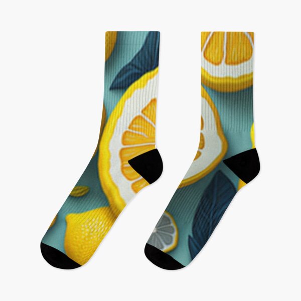 Item preview, Beautiful Lemon Fruit Pattern Design Pattern Print  designed and sold by randomtdesigns.