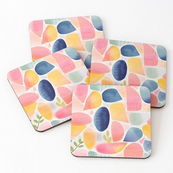 Item preview, Colorful watercolor pattern designed and sold by enipra.