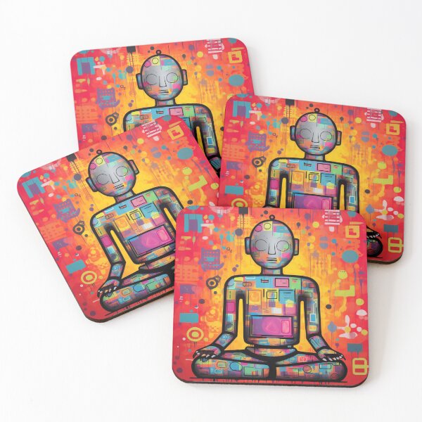 Item preview, Meditating Machines: Unleashing Robotic Superpowers! designed and sold by Klyngzo1916.