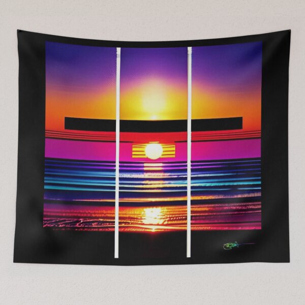 Item preview, Retro Sun - 80s Abstract Beach 7 designed and sold by Benito Del Ray.