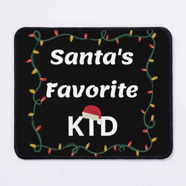 Item preview, Santa's Favorite Kid. Christmas funny design. White letters. designed and sold by Verle-art.