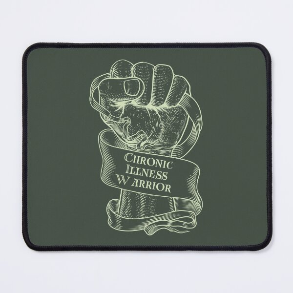 Item preview, Green Chronic Illness Strong Fist designed and sold by Madeleine39.