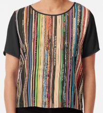 Classic Alternative Rock Records Chiffon Top