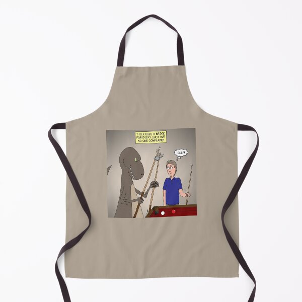 Item preview, T-Rex Playing Pool designed and sold by Out to Lunch Cartoons and More.