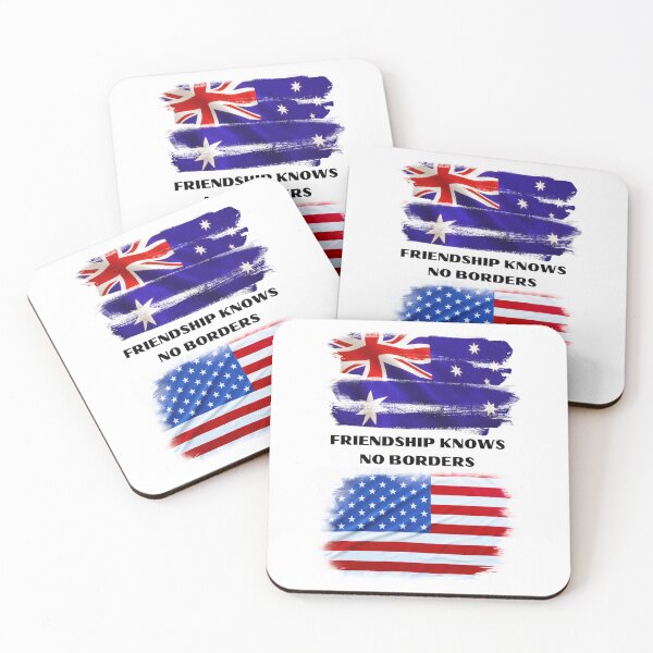 Item preview, US - AU. Friendship Knows No Borders designed and sold by TeeGeeTees.
