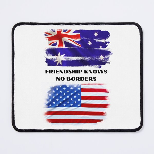 Item preview, US - AU. Friendship Knows No Borders designed and sold by TeeGeeTees.
