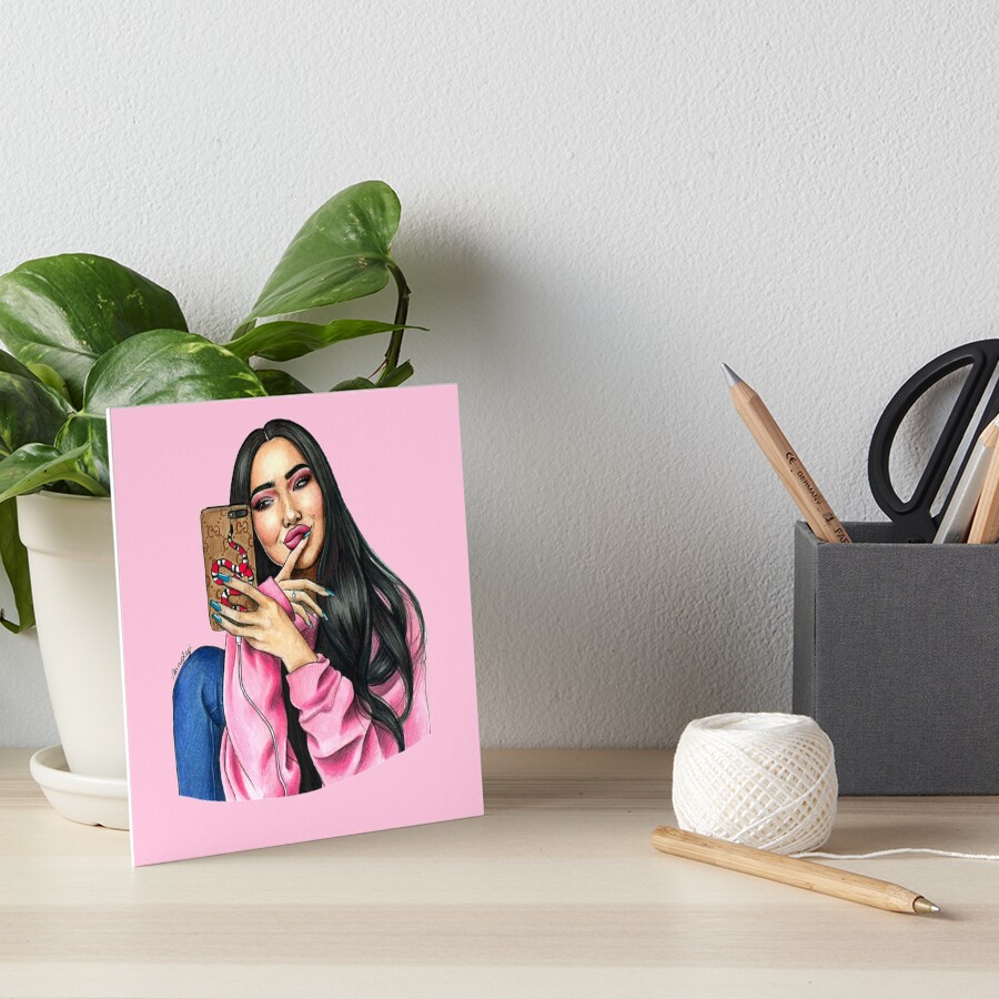 Pink Cute Selfie Girl Art Board Print By Nataliamadej Redbubble pink-cute-selfie-girl-art-board-print-by-nataliamadej-redbubble