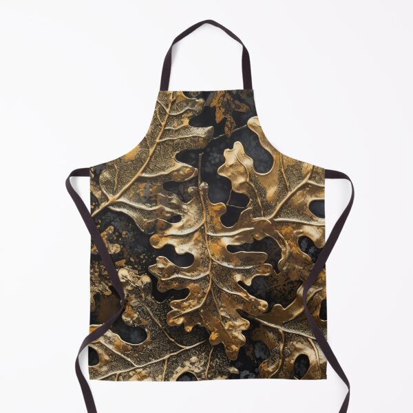 Item preview, Golden maple leaf on black background in vintage style . designed and sold by MargaretWiktor.