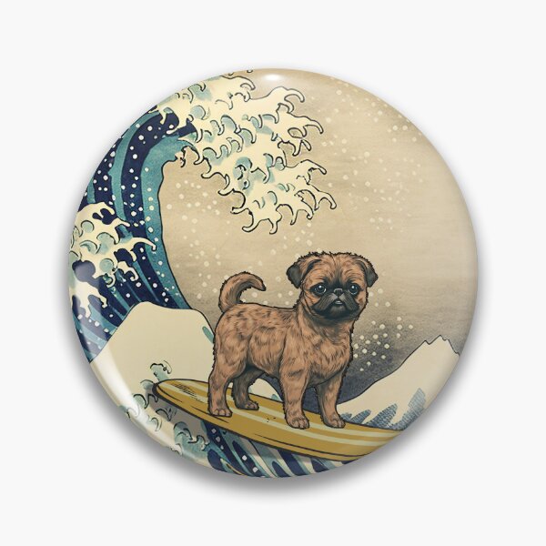 Artikelvorschau, Brussels Griffon Kanagawa Japanese Surfing Wave entworfen und verkauft von rafaeltto.