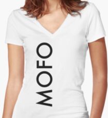 MoFo Women's Fitted V-Neck T-Shirt