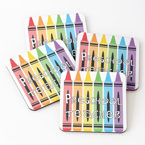Item preview, Preschool teacher with Crayons  designed and sold by photomamaof4.