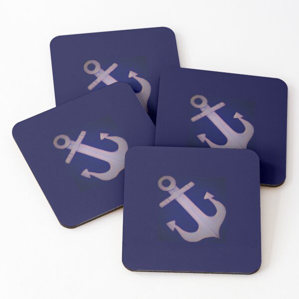 Item preview, Nautical Iridescent River Anchor designed and sold by Ediebxgood.