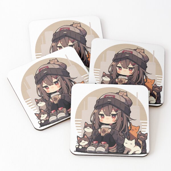 Item preview, Downtown Kittycinos designed and sold by Chibi Cat Art Corner.