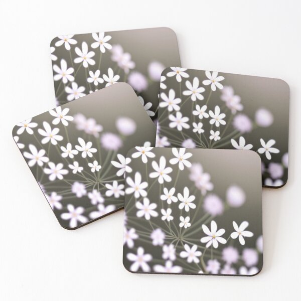 Item preview, Unique Redbubble Designs, White Daisy Patterns, Minimalist Art. flower art designed and sold by DiferenceArt.