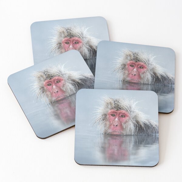 Item preview, Wildlife Portrait - Snow Monkey Reflection (Japan) designed and sold by Kellie Netherwood.
