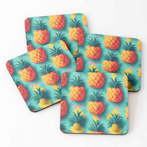 Item preview, Beautiful Pineapple Fruit Pattern Design Pattern Print  designed and sold by randomtdesigns.