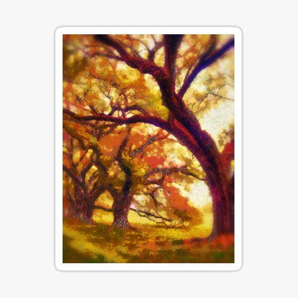 Item preview, Southern live oaks  designed and sold by FOLK ART FUSION by heidiannemorris.