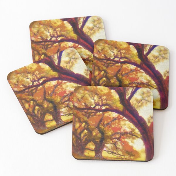 Item preview, Southern live oaks  designed and sold by FOLK ART FUSION by heidiannemorris.