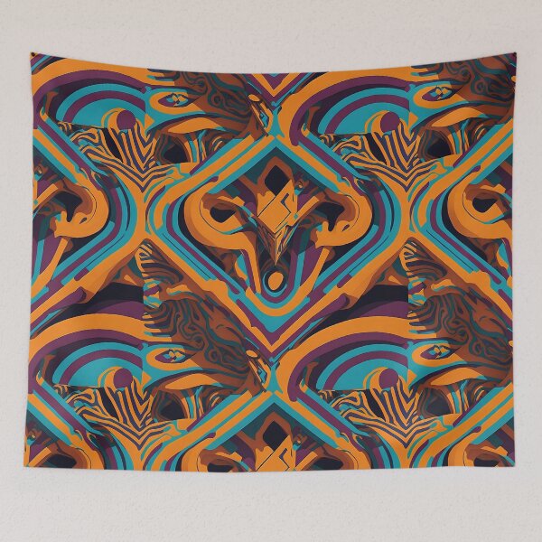 Item preview, Kaleidoscopic Journey: Psychedelic Extravagance in Fractal Dimensions designed and sold by DesignArtEmpire.