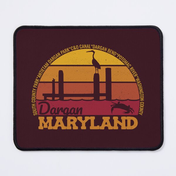 Item preview, Dargan Maryland Sunset Retro Vintage Local Pride Logo designed and sold by CRHPOD20.