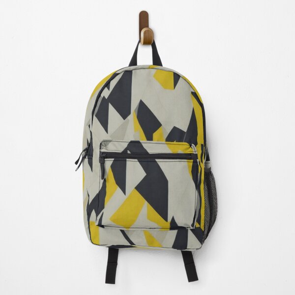 Artikelvorschau, Minimalism: Geometry, Geometric Shapes, Clean Lines, Black, Yellow, and Beige Symmetry entworfen und verkauft von ViralVibeLab.