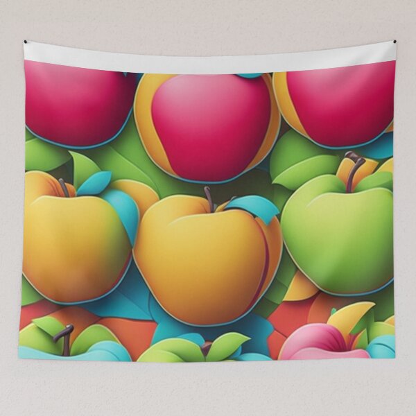 Item preview, Beautiful Unique Apple Fruit Design Pattern Print  designed and sold by randomtdesigns.
