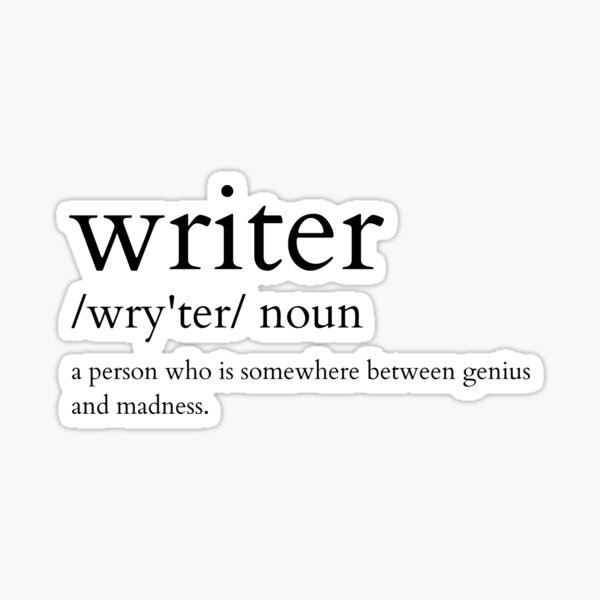 Item preview, Writer Definition  designed and sold by Red--Wolf.