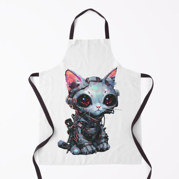 Item preview, Robo-Cyberpunk Cat! designed and sold by kukamatsu.